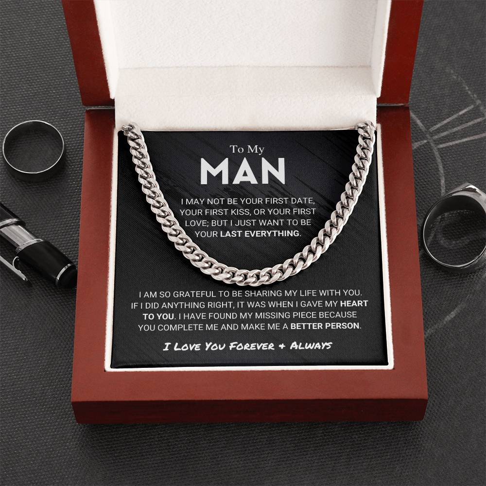 My Man - Better Person - Cuban Link Chain