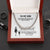 To My Son Cuban Link Chain Necklace