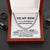 To My Son Capable Of Anything Cuban Chain Link Necklace From Mom Cuban Link Chain