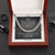 I Gave My Heart To You Cuban Link Chain Necklace Gray Edition