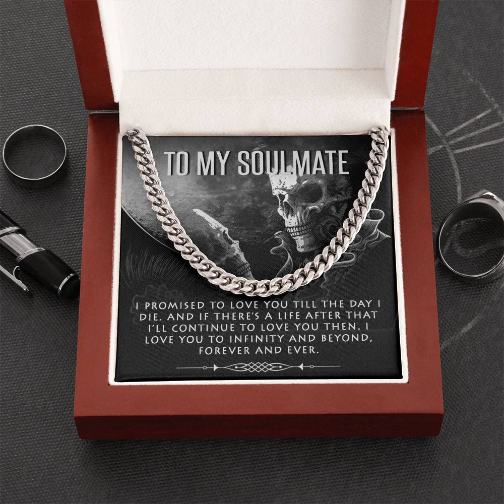 I Love You Till The Day I Die - Necklace Cuban Link Chain