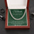 Valentine's Gift Cuban Necklace Gift For Boyfriendsoulmatehusband - Your Love Revives Me And Keeps Me Strong Cuban Link Chain