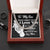 To My Son Never Forget That I Love You Cuban Link Chain Necklace Mom Gift For Son