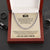 To My Man Cuban Chain Necklace Husband Necklace Gift For Husband From Wife Cuban Link Chain