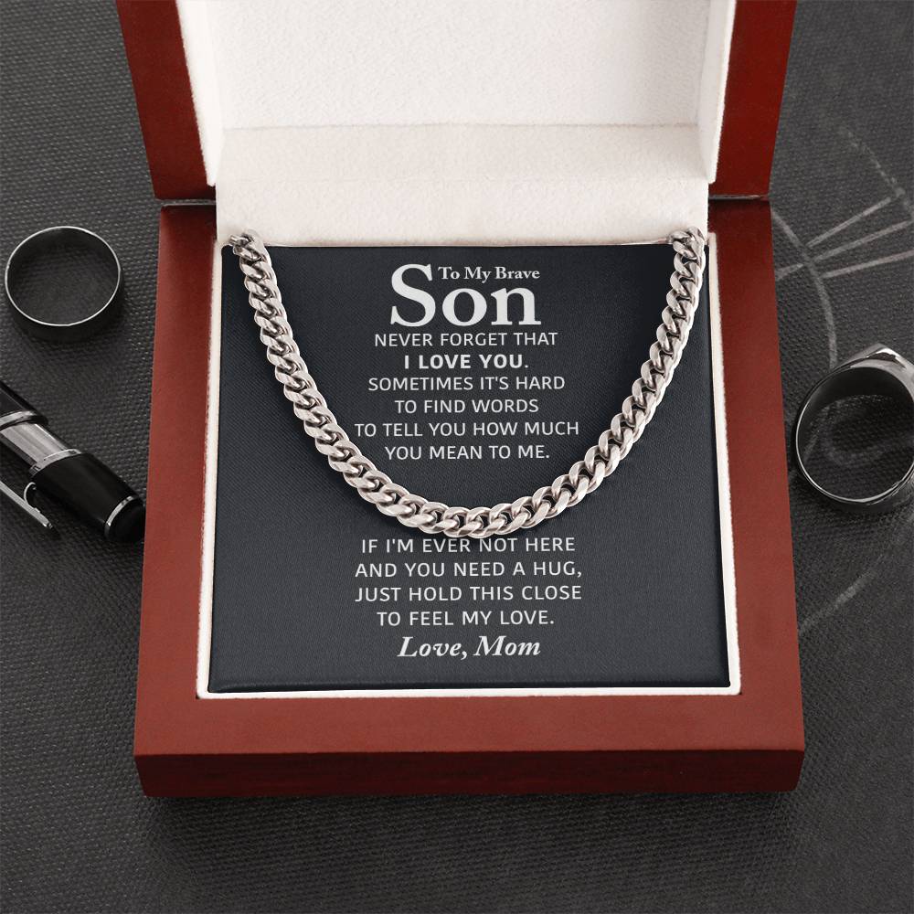 Perfecto Gift For Son Cuban Link Chain