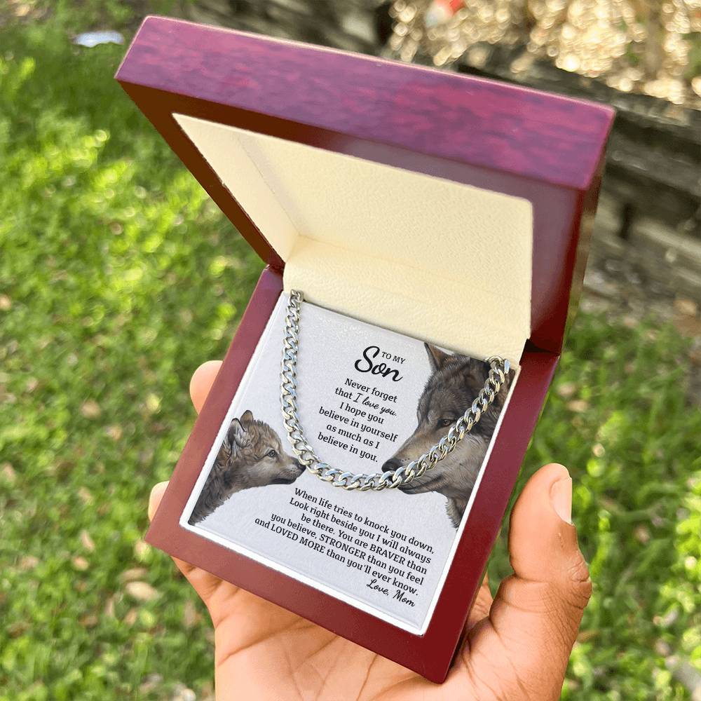 Perfect Gift For Special Son Cuban Link Chain