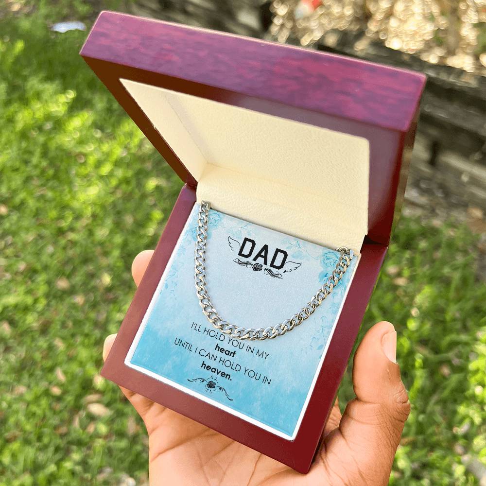 Love You Dad Cuban Link Chain