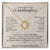 To My Beautiful  Granddaughter Love Knot Necklace