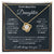 To My Daughter Proud Love Knot Necklace Gift Set Love Knot Necklace