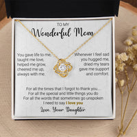 Gift For Mom - Little Things - Love Knot Love Knot Necklace