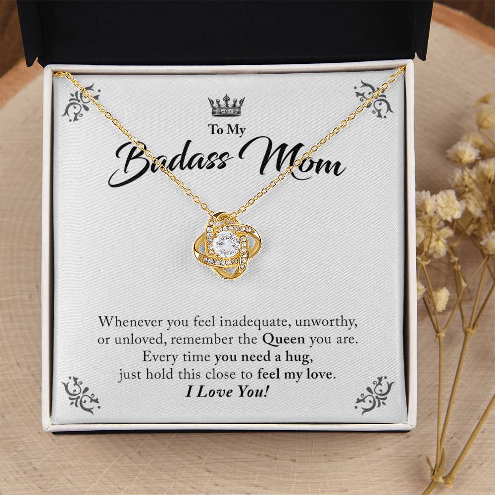 To My Badass Mom - Love Knot Neckalce Love Knot Necklace