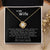 Almost Gone To My Wife  From Husband Unique Romantic Gifts For Wife Birthday Anniversary Christmas & Valentine Love Knot Necklace