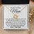 Heartfelt Mother's Day Gift For Mom Love Knot Necklace 4