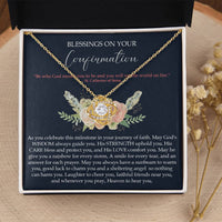 Confirmation Gifts For Girls Customize Gifts For Her Confirmation Ne Love Knot Necklace