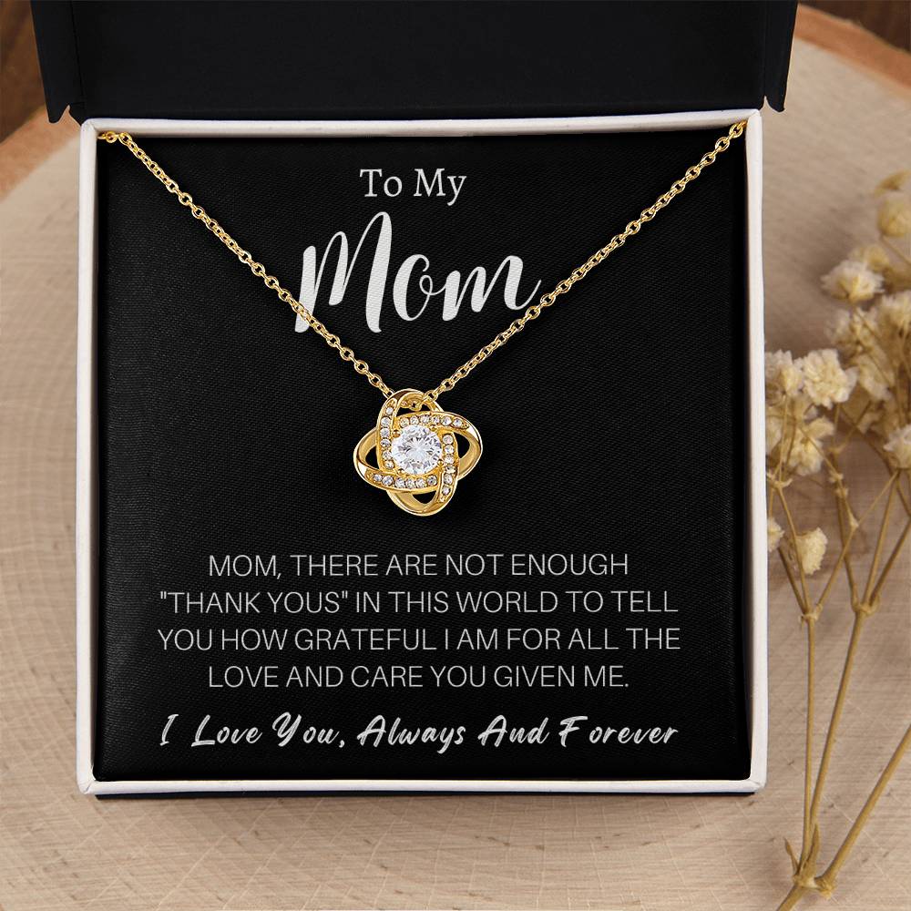 Mother's Day Happy Birthday Or Just To Say I Love You Mom Love Knott Necklace - 20 Love Knot Necklace