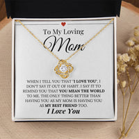 Heartfelt Mother's Day Gift Love Knot Necklace