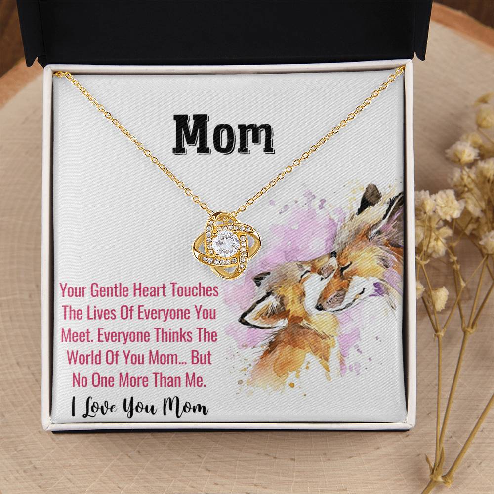 Mother's Day Mom's Birthday Or Just Time To Say I Love You Mom - 12 Love Knot Necklace