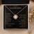 To My Dearest Granddaughter Love Knot Necklace Love Knot Necklace
