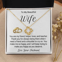 Anniversary Gift For Wife - Love Knot Necklace Love Knot Necklace