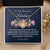 Mothers Day Gift From Daughter Mother's Day Necklace To My Beautiful Mother Necklace Mom Gift From Son Mom Necklace Love Knot Necklace