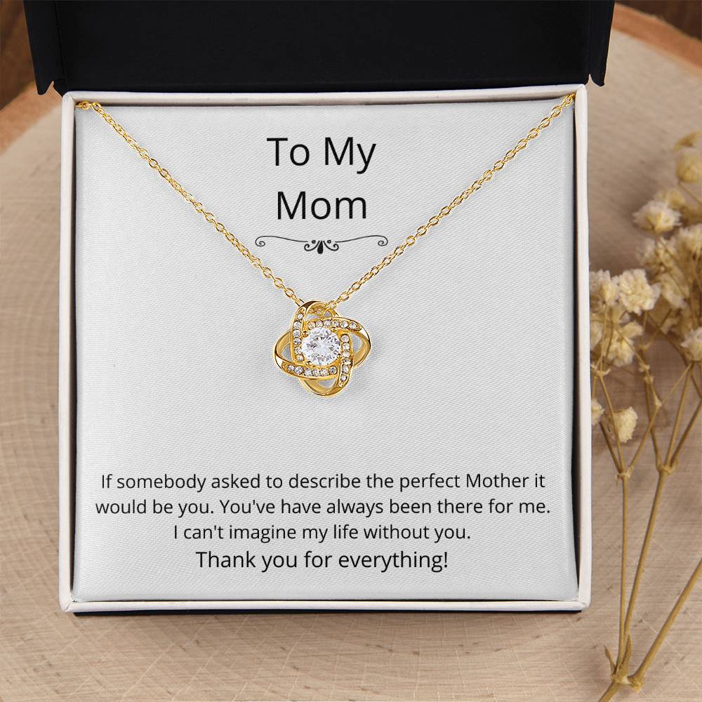To My Mom Love Knot Necklace 02 Love Knot Necklace