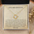 Affirm Gift For Bestie. You Are Enough. You Are Loved. Gift Idea For Bestie. Affirm Necklace. Words Of Wisdom Gift. Gift Of Encoura Love Knot Necklace
