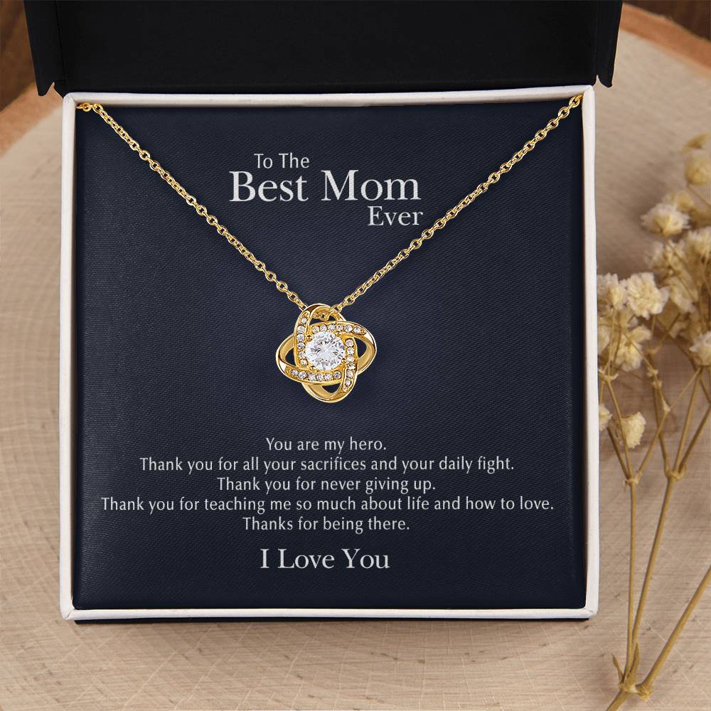 My Hero Love Knot Necklace