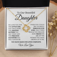 Heartfelt Mother's Day Gift For Daughter 5 Love Knot Necklace
