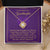 To My Beautiful Granddaughter Love Knot Necklace Love Knot Necklace