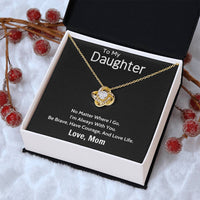 Gift For Daughter From Mom Daughter Mother Necklace Daughter Gift From Mom To My Daughter Daughters Birthday Unique Grown Up Daughter Love Knot Necklace