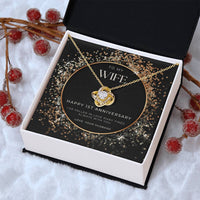 1 Year Anniversary Gift For Wife  1 Year Anniversary Gifts  1 Year Wedding Anniversary Gift Ideas  1St Wedding Anniversary Gift F(4) Love Knot Necklace
