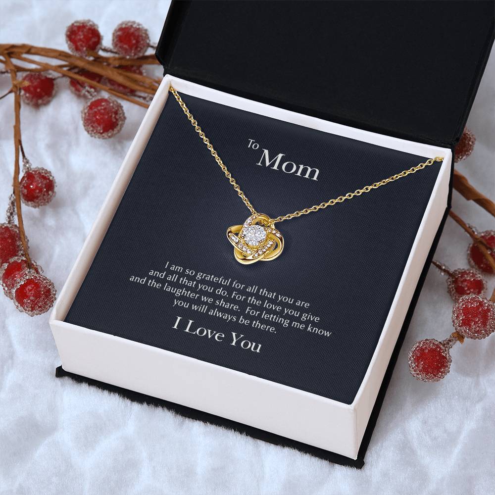 All That You Are Love Knot Necklace