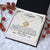 To My Daughter - Never Forget That  Love Knot Necklace