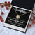 Humor And Elegant Gift For Your Wonderful Daughter On Mother's Day Love Knot Necklace