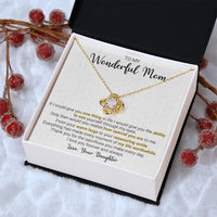Gift For Mom - Every Moment - Love Knot Love Knot Necklace