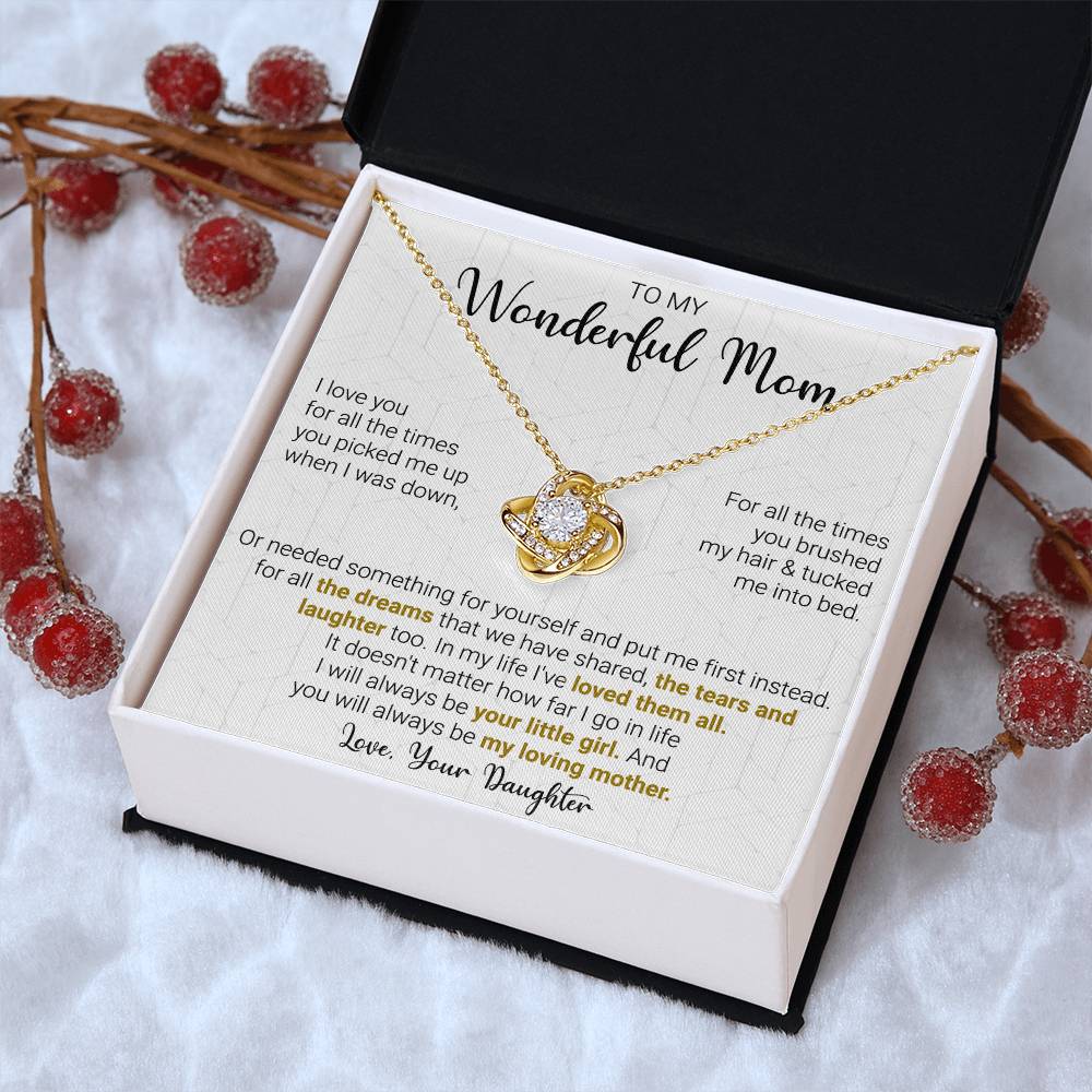 Gift For Mom - The Lau Love Knot Necklace