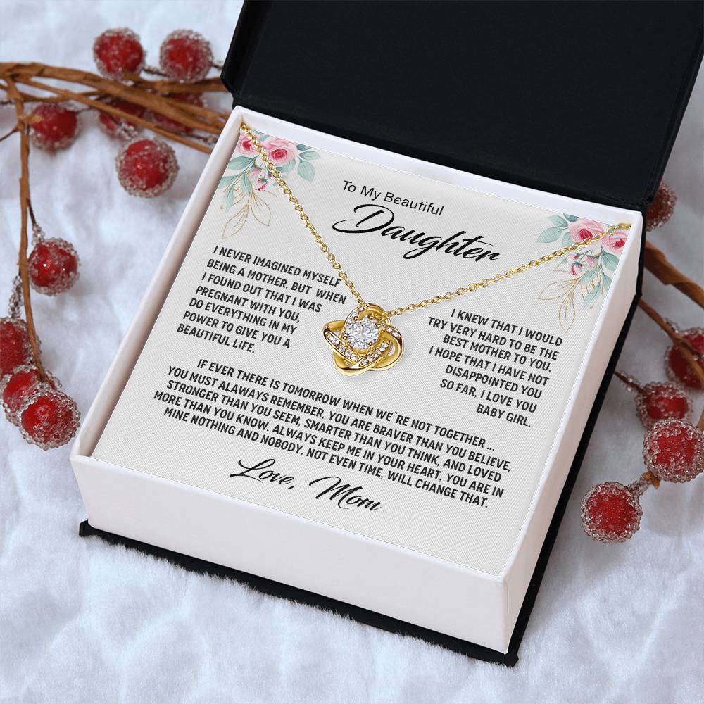 Love Knot Necklace For Daughter 1 Love Knot Necklace