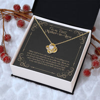 To My Future Mother In Law Love Knot Necklace