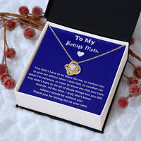 Gift For Bonus Mom - Loveknotnecklace 1 Love Knot Necklace