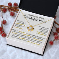 Gift For Boyfriend's Mom Bring Welcomed Lucky Tender Love Knot Necklace Love Knot Necklace
