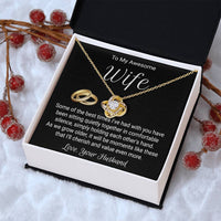 Necklace For Wife From Husband - Love Knot Love Knot Necklace