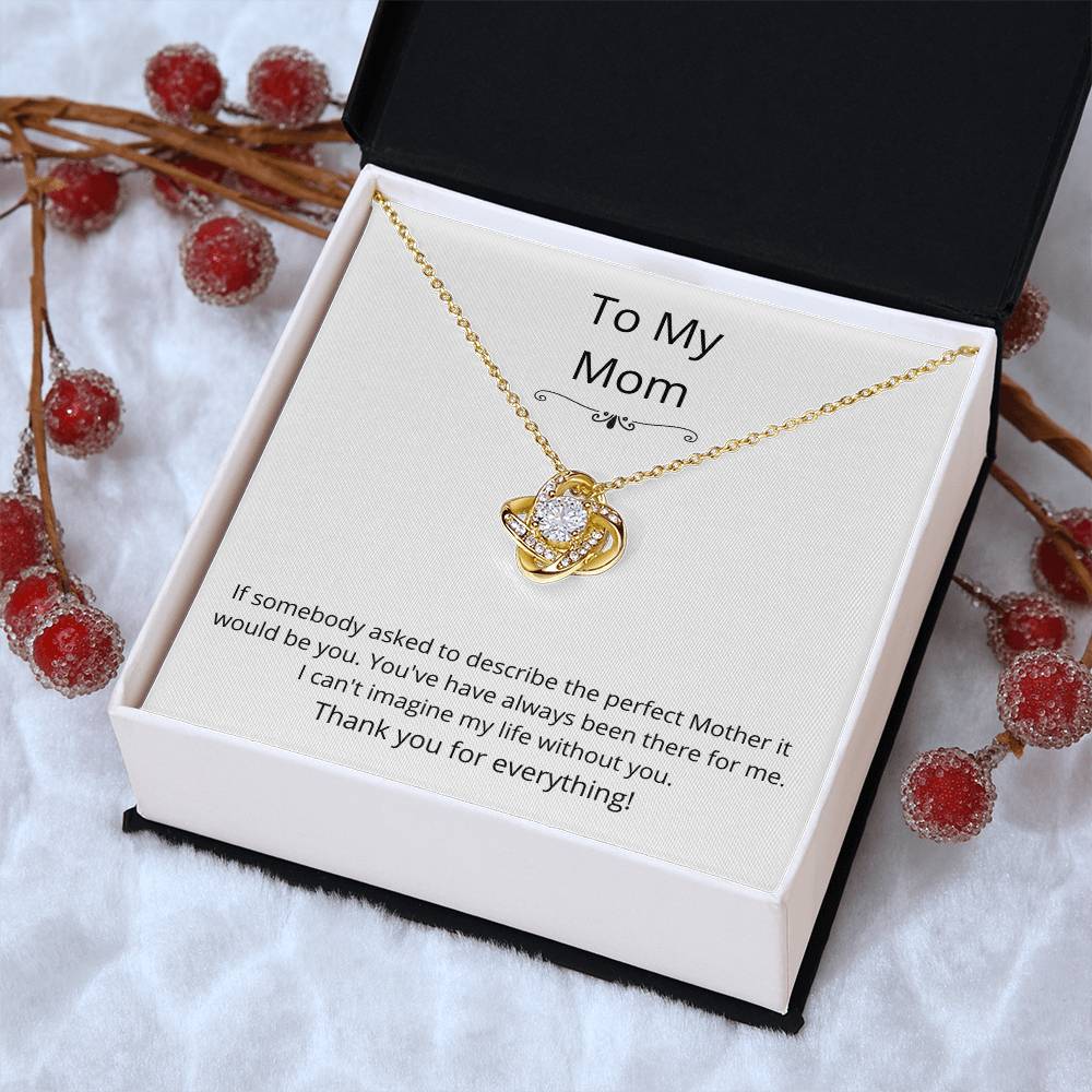 To My Mom Love Knot Necklace 02 Love Knot Necklace