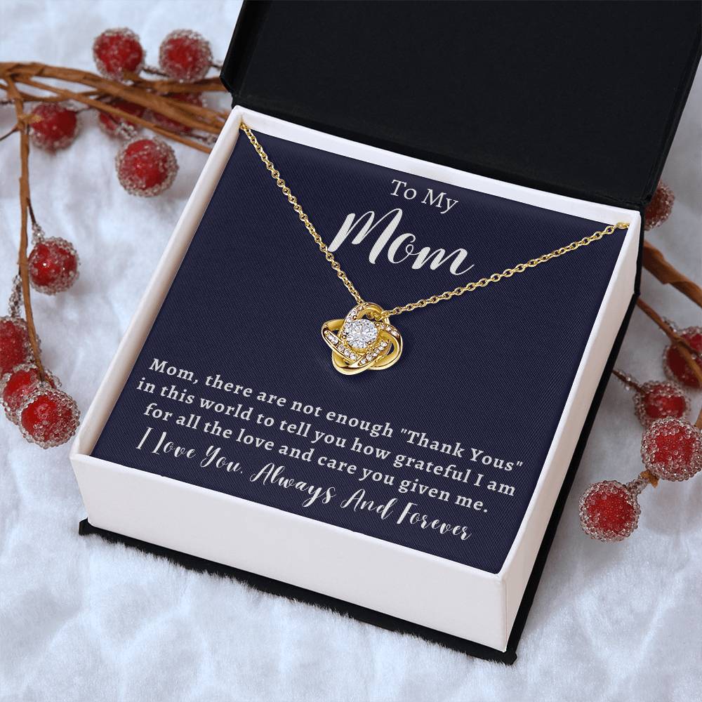 Mother's Day Or Just To Say I Love  Love Knot Necklace