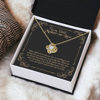 To My Future Mother In Law Love Knot Necklace
