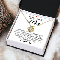 Heartfelt Mother's Day Gift Love Knot Necklace