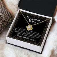 56 Year Anniversary Gift For Wife 56 Year Anniversary Gifts 56 Year Wedding Anniversary Gift Ideas 56Th Wedding Anniversary Gift F Love Knot Necklace