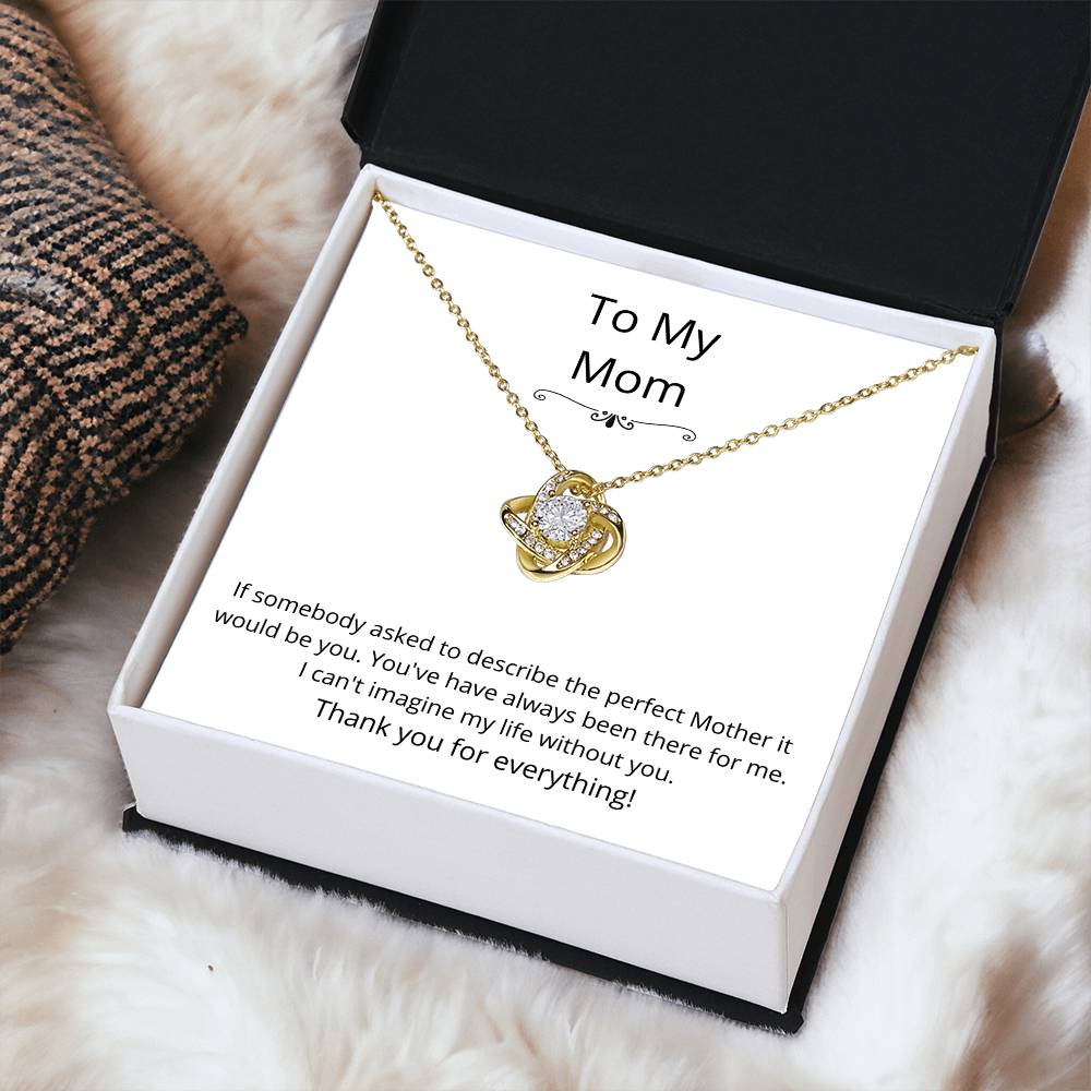 To My Mom Love Knot Necklace 02 Love Knot Necklace