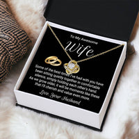 Necklace For Wife From Husband - Love Knot Love Knot Necklace