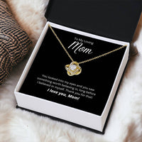 Thank You For Believing In Me 💐 Love Knot Necklace