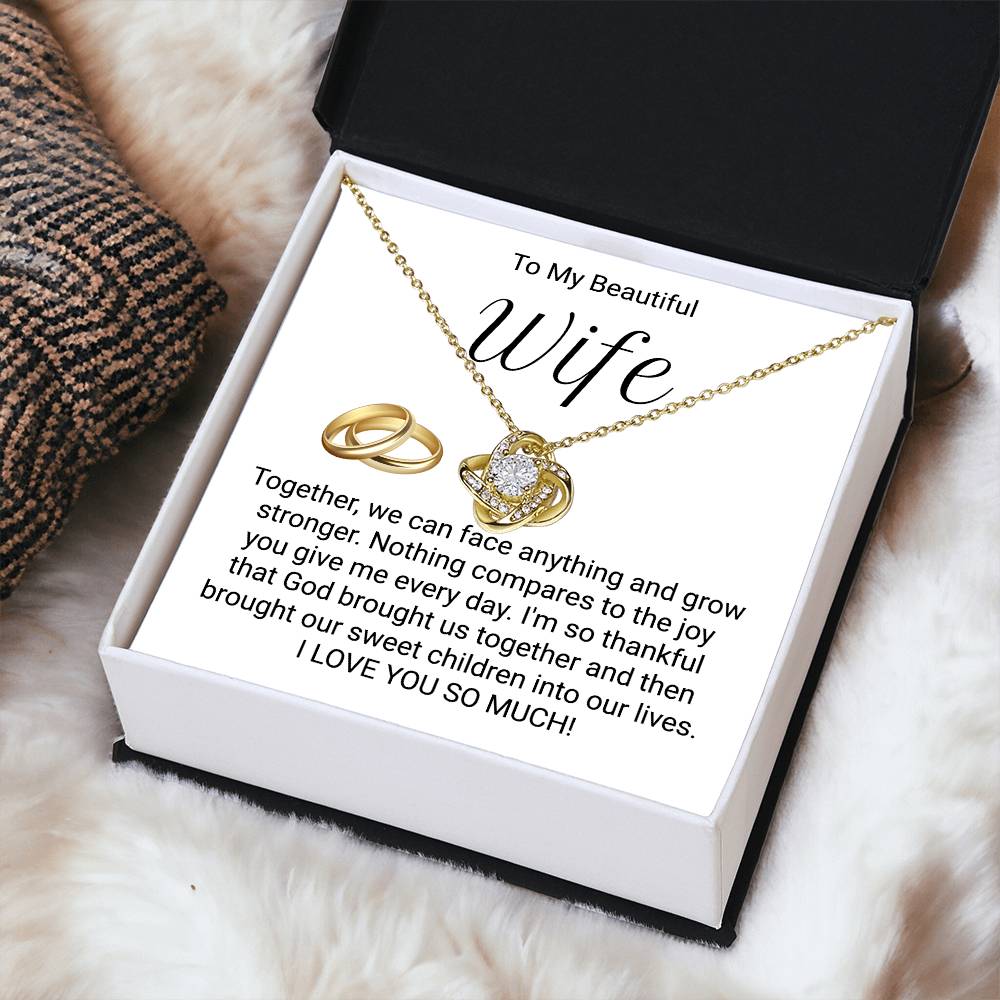 Meaningful Jewelry For Wife - Love Knot Necklace Love Knot Necklace